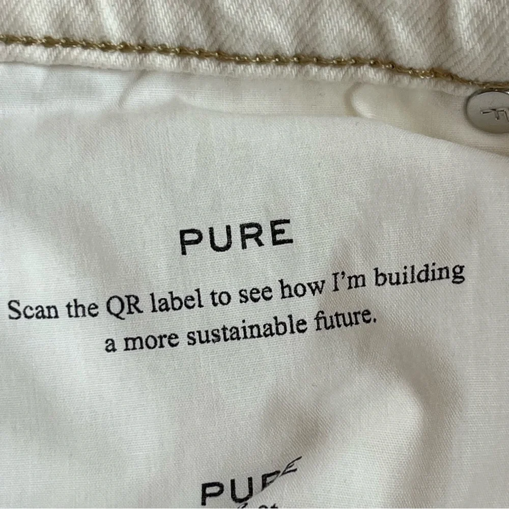Frame Le Slouch Bermuda Off‎ White Rips Distressed Denim Short 26 NEW *TINY FLAW